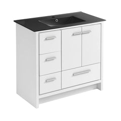 Swiss Madison Virage 36 Freestanding, Bathroom Vanity in Glossy White - Cabinet - SM-BV750W - The Home Selection