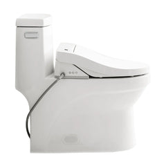 Swiss Madison Virage One-Piece Toilet with Vivante Smart Seat Left Side Flush Handle 1.28 gpf SM-ST023 - The Home Selection