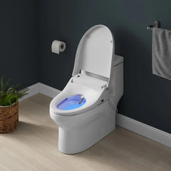 Swiss Madison Virage One-Piece Toilet with Vivante Smart Seat Left Side Flush Handle 1.28 gpf SM-ST023 - The Home Selection