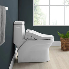 Swiss Madison Virage One-Piece Toilet with Vivante Smart Seat Left Side Flush Handle 1.28 gpf SM-ST023 - The Home Selection