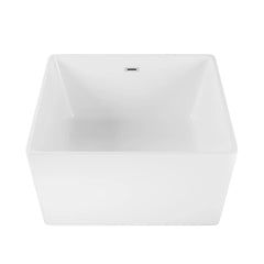 Swiss Madison Voltaire 47" Square Freestanding Bathtub - SM-FB581 - The Home Selection