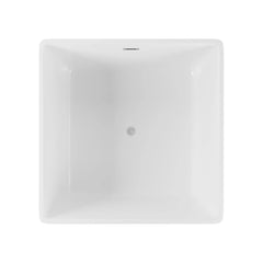 Swiss Madison Voltaire 47" Square Freestanding Bathtub - SM-FB581 - The Home Selection