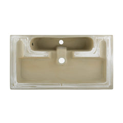 Swiss Madison Voltaire Wide Rectangle Wall Hung Sink in Static Marble - SM-WSM292W - The Home Selection