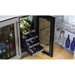 Perlick 15" Wine Reserve with 20 Bottle Capacity, Under Counter Panel Ready Door - HP15WO-4-2