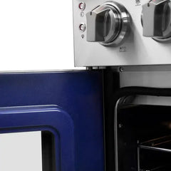 Forno Massimo 36-Inch Freestanding French Door Electric Range in Stainless Steel - FFSEL6955-36 - The Home Selection