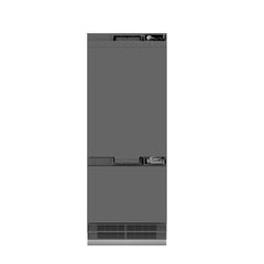 ZLINE 30 in. 16.1 cu. ft. Panel Ready Built-In Bottom Freezer Refrigerator with Water Dispenser and Ice Maker - GRBIV - The Home Selection