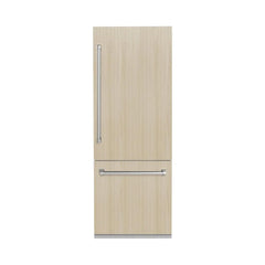 ZLINE 30 in. 16.1 cu. ft. Panel Ready Built-In Bottom Freezer Refrigerator with Water Dispenser and Ice Maker - GRBIV - The Home Selection