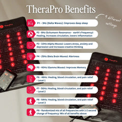 TheraPro™ PEMF, Infrared & Red Light Therapy Recovery Pad – Large - The Home Selection