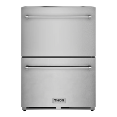 Thor Kitchen 24 Inch Indoor Outdoor Freezer Drawer - TRZ24U - The Home Selection