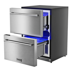 Thor Kitchen 24 Inch Indoor Outdoor Freezer Drawer - TRZ24U - The Home Selection