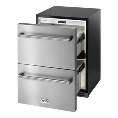 Thor Kitchen 24 Inch Indoor Outdoor Refrigerator Drawer - TRF24U - The Home Selection