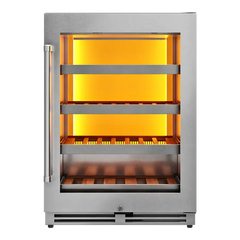 Thor Kitchen 24 Inch Single Zone Wine Cooler, 45 Wine Bottle Capacity - TWC24UL - The Home Selection