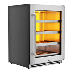Thor Kitchen 24 Inch Single Zone Wine Cooler, 45 Wine Bottle Capacity - TWC24UL - The Home Selection