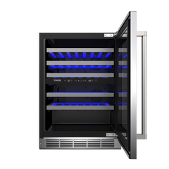 Thor Kitchen 24 Inch Undercounter Dual Zone Wine Cooler, 46 Bottle Capacity - TWC24UD - The Home Selection