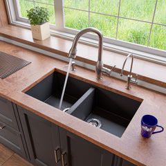 Alfi Traditional Gooseneck Pull Down Kitchen Faucet - ABKF3783