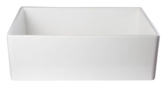Alfi White 30  Contemporary Smooth Apron Fireclay Farmhouse Kitchen Sink - AB510-W