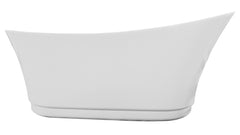 EAGO 6 Foot White Free Standing Air Bubble Bathtub - AM2140