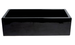 Alfi 36  Reversible Smooth / Fluted Single Bowl Fireclay Farm Sink - AB3618HS