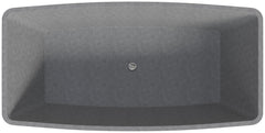 Alfi 71  Solid Concrete Rectangular Freestanding Bathtub - ABCO71TUB