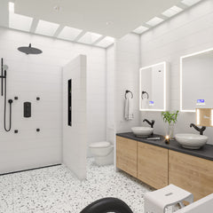 Alfi 8  x 36  Vertical Triple Shelf Bath Shower Niche - ABNC0836