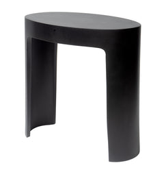 Alfi Black Matte Solid Surface Resin Bathroom / Shower Stool - ABST66BM