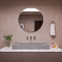 Alfi 48  Solid Concrete Rectangular Countertop Sink - ABCO48R