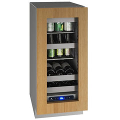 U-Line 15" 5 Class Slide & Secure™ Beverage Center – Stainless Steel Interior, Variable Speed Compressor, Convection Cooling - UHBV515 - The Home Selection