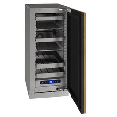 U-Line 15" 5 Class Slide & Secure™ Beverage Center – Stainless Steel Interior, Variable Speed Compressor, Convection Cooling - UHBV515 - The Home Selection