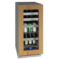 U-Line 15" 5 Class Slide & Secure™ Beverage Center – Stainless Steel Interior, Variable Speed Compressor, Convection Cooling - UHBV515 - The Home Selection