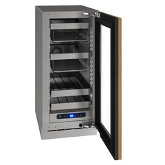 U-Line 15" 5 Class Slide & Secure™ Beverage Center – Stainless Steel Interior, Variable Speed Compressor, Convection Cooling - UHBV515 - The Home Selection