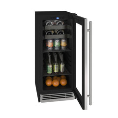 U-Line 15-Inch 1 Class Beverage Center - Freestanding Beverage Cooler - UHBV115 - The Home Selection