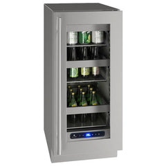 U-Line 15-Inch 5 Class Slide & Secure™ Refrigerator – Stainless Steel Undercounter Fridge with U-Adjust™ Interior & Variable Speed Compressor - UHRE515 - The Home Selection