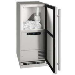 U-Line 15" Outdoor Clear Ice Machine – Stainless Steel Exterior, Clear Cubes, U-Choose™ Ice Fullness Control - UOC - The Home Selection