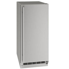 U-Line 15" Outdoor Clear Ice Machine – Stainless Steel Exterior, Clear Cubes, U-Choose™ Ice Fullness Control - UOC - The Home Selection