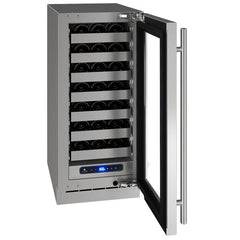U-Line 15" Wine Refrigerator – 2.9 cu ft Capacity, Built-In or Freestanding - UHWC515 - The Home Selection