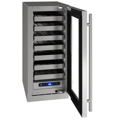 U-Line 15" Wine Refrigerator – 2.9 cu ft Capacity, Built-In or Freestanding - UHWC515 - The Home Selection