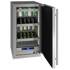 U-Line 18-Inch 5 Class Slide & Secure™ Refrigerator – Stainless Steel Undercounter Fridge with Variable Speed Compressor & U-Adjust™ Interior - UHRE518 - The Home Selection