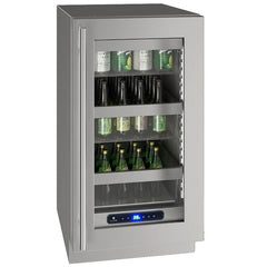 U-Line 18-Inch 5 Class Slide & Secure™ Refrigerator – Stainless Steel Undercounter Fridge with Variable Speed Compressor & U-Adjust™ Interior - UHRE518 - The Home Selection