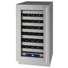 U-Line 18" Wine Refrigerator – 3.7 cu ft Capacity, Built-In or Freestanding - UHWC518-SG - The Home Selection