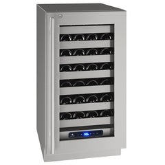 U-Line 18" Wine Refrigerator – 3.7 cu ft Capacity, Built-In or Freestanding - UHWC518-SG - The Home Selection