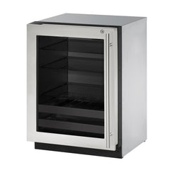 U-Line 24" 2000 Series Beverage Center – 4.9 cu ft Capacity, Built-In With Lock - U-2224BEVS - The Home Selection