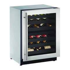 U-Line 24" Dual-Zone Wine Refrigerator – 4.7 cu ft Capacity, Built-In or Freestanding - 2224ZWC - The Home Selection