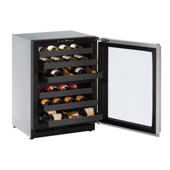 U-Line 24" Dual-Zone Wine Refrigerator – 4.7 cu ft Capacity, Built-In or Freestanding - 2224ZWC - The Home Selection