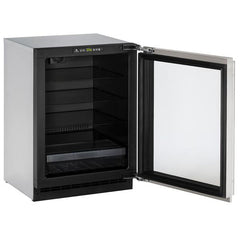 U-Line 24-Inch 2000 Series Glass Door Refrigerator – Built-In Undercounter Fridge with Convection Cooling & LED Lighting - U-2224RGL - The Home Selection