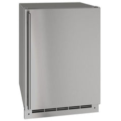 U-Line 24-Inch Outdoor Refrigerator – Stainless Steel Undercounter Fridge with Convection Cooling & LED Lighting, Built-In or Freestanding - UORE124-SS - The Home Selection