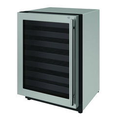 U-Line 24" Wine Refrigerator – 4.7 cu ft Capacity, Built-In or Freestanding with Lock - U-2224WCS - The Home Selection