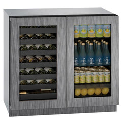 U-Line 36-Inch Beverage Center – Dual Zone Built-In Wine & Beverage Cooler - U-3036BVWC - The Home Selection