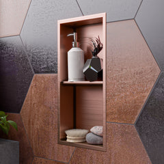 Alfi 12  x 24  Vertical Double Shelf Shower Niche - ABNP1224