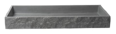 Alfi 39  Solid Concrete Gray Matte Trough Sink for the Bathroom - ABCO39TR