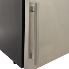 Sapphire Series 3, 15"W, Crescent Cube, Indoor-Outdoor, Panel Ready, Stainless Steel Door, Countertop, Commercial Ice Maker - SCIMCTSS